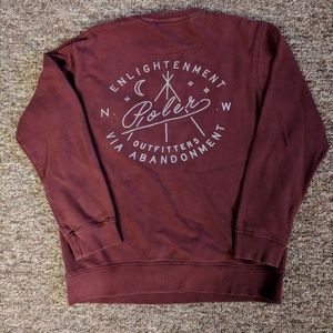 Poler crew neck sweatshirt
